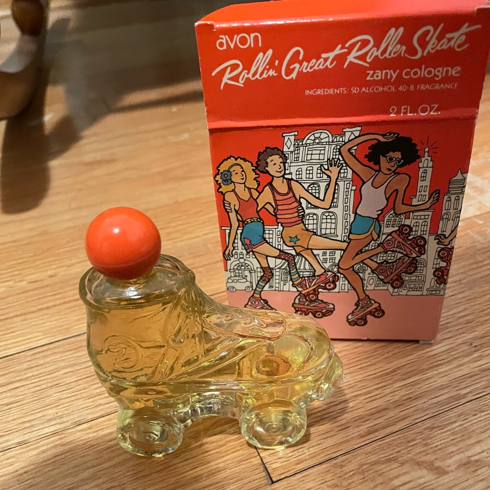 Avon roller skate cologne bottle perfume NEW VINTAGE